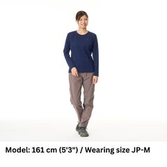 Women's Drought Quad Long Sleeve,NAVY, small image number 5