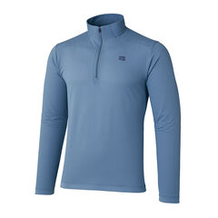 Men's Drought Quad Zip T Long Sleeve,OLIVE, small image number 1