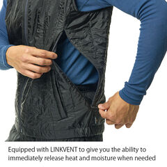 Men's Polygon UL Vest,BLACK, small image number 3