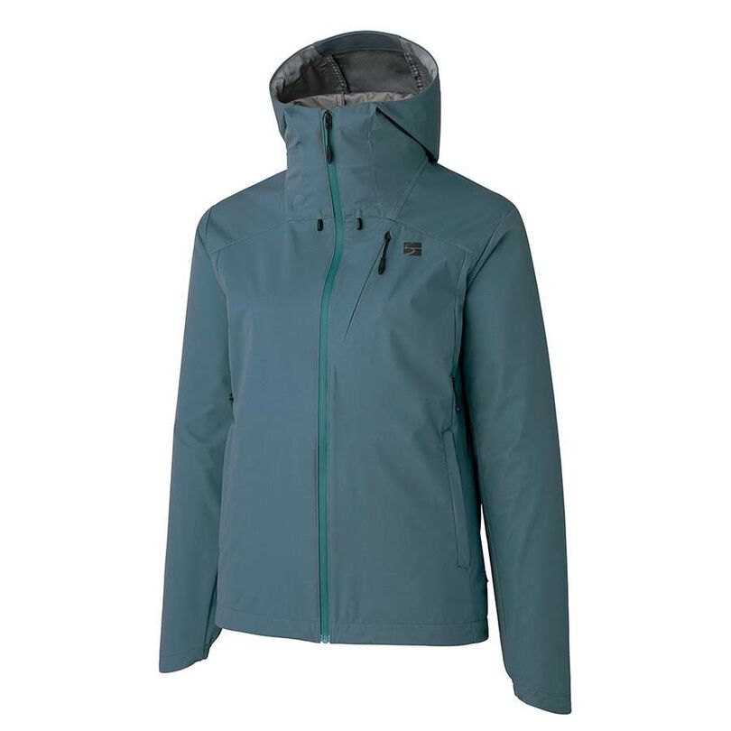 Women's Flow Wrap Hooded Jacket,BLUE GRAY, medium image number 0