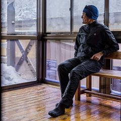 Men's Polygon UL Pants,BLACK, small image number 2