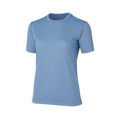 Women's Ramie Spin Air Short Sleeve Crew,LAKE BLUE, small image number 0