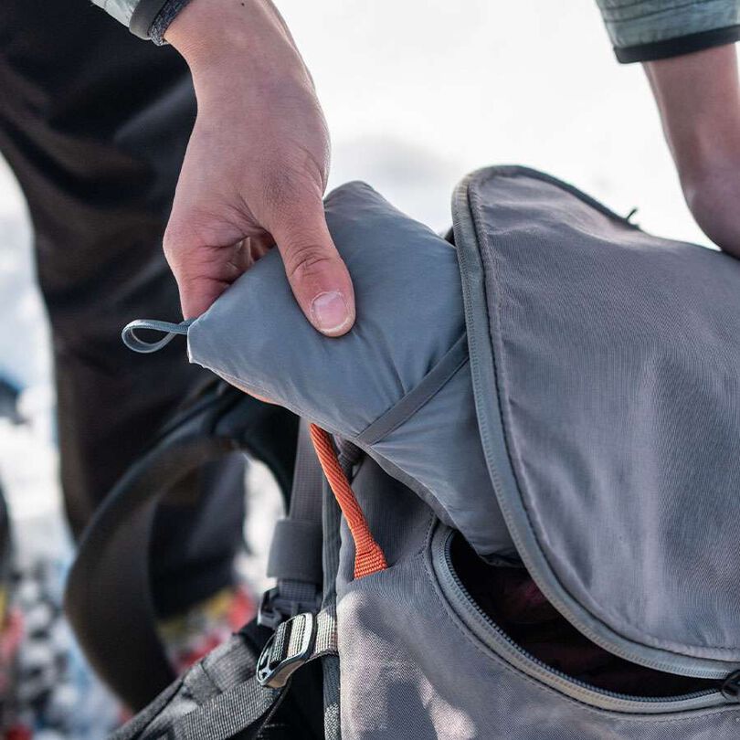 Women's Mu-Wrap Hooded Jacket,BLACK MICA, medium image number 24