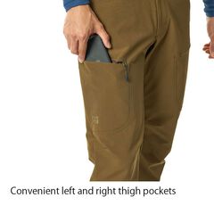 Men's Stormgorge Alpine Pants,OAK BROWN, small image number 22