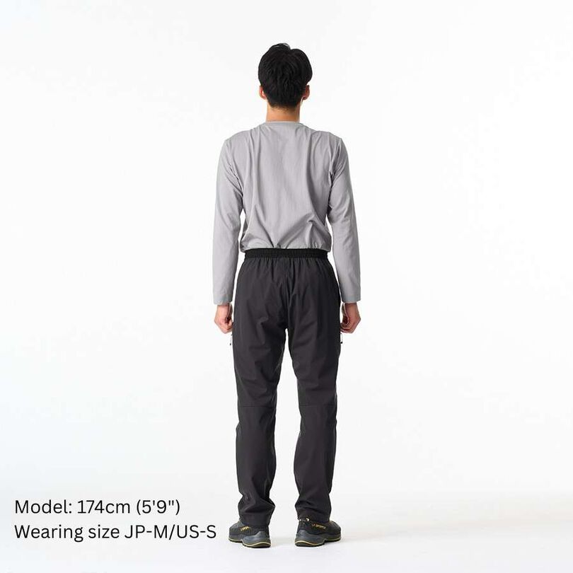 Men's Flow Wrap Pants,BLACK, medium image number 4