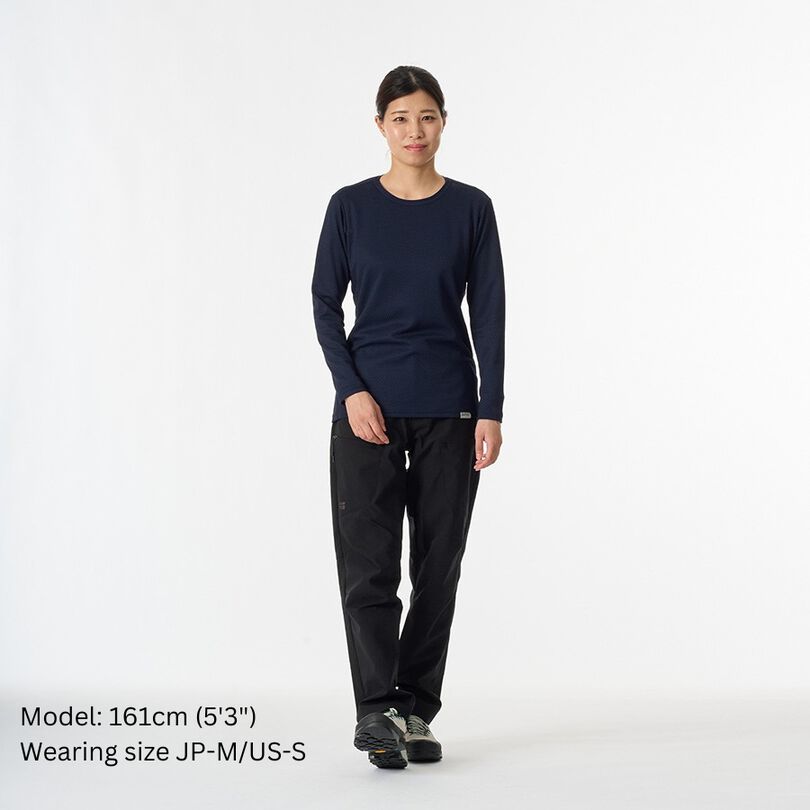 Women's Drought Thermo Long Sleeve,DEEP NAVY, medium image number 7
