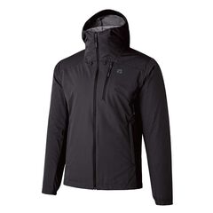 Flow Wrap Hooded Jacket BLCK M,BLACK, small image number 0