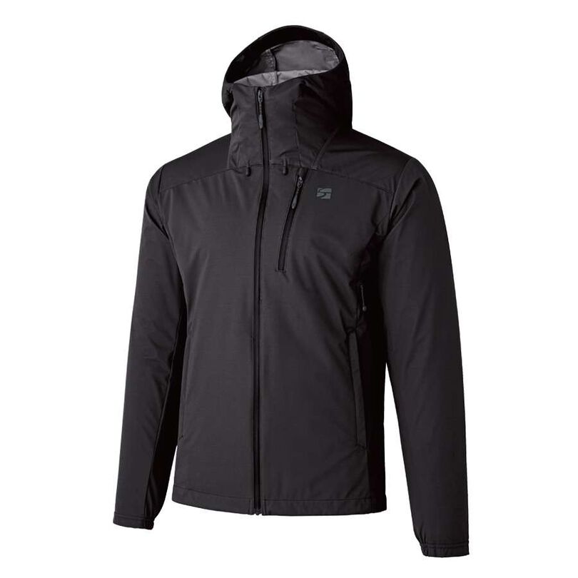 Flow Wrap Hooded Jacket BLCK M,BLACK, medium image number 0