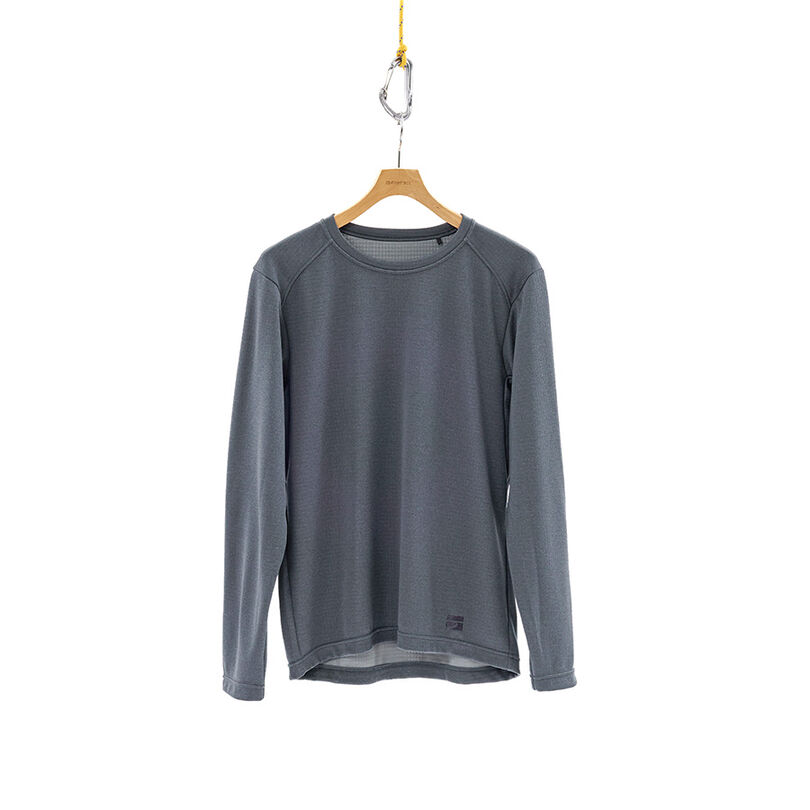 Men's Drought Largo Long Sleeve,CHARCOAL HEATHER, medium image number 6