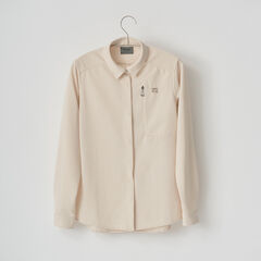 Women's Ramie Spin Knit Shirt,IVORY, small image number 5