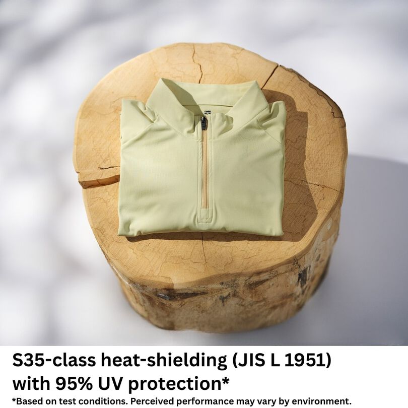 Women's Drought Shade Zip Neck,MIST GRAY, medium image number 9