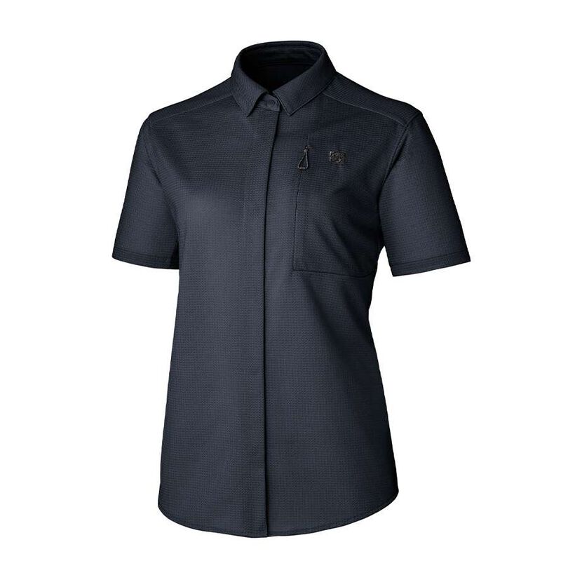 Women's Ramie Spin Knit Shirt Short Sleeve,, medium