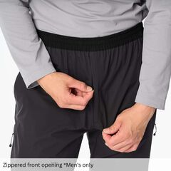Men's Flow Wrap Pants,BLACK, small image number 10