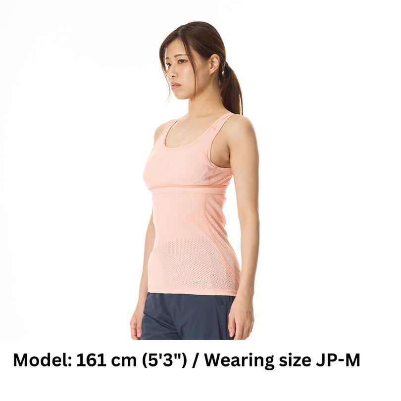 Women's Elemental Layer Bra Tank top,PALE CORAL, medium image number 4