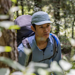 Men's Drought Quad Zip T Long Sleeve,OLIVE, small image number 8