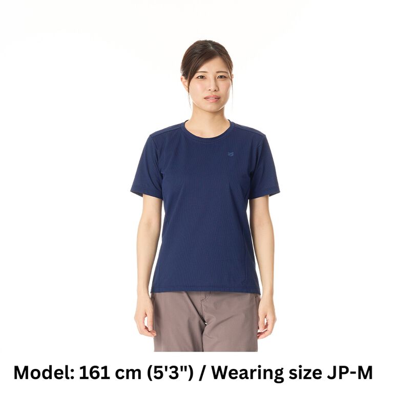 Women's Drought Quad Short Sleeve,NAVY, medium image number 1