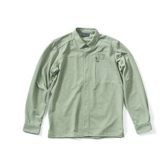 Men's Ramie Spin Knit Shirt,IVORY, small image number 3