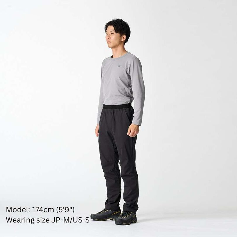 Men's Flow Wrap Pants,BLACK, medium image number 3