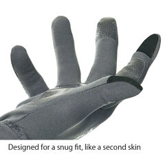 Merino Spin Gloves DKGY M,DARK GRAY, small image number 2