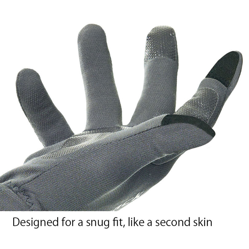 Merino Spin Gloves DKGY M,DARK GRAY, medium image number 2