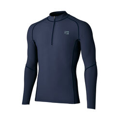 Men's Rapid Rush Zip Neck,TITANIUM BROWN, small image number 2