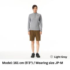 Women's FLOODRUSH Zip Neck,LIGHT GRAY, small image number 2