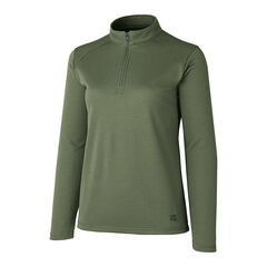 Women's Drought Largo Zip Neck,GREEN HEATHER, small image number 0