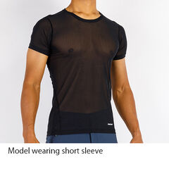 Elemental Layer Cool Short Sleeve Crew BK L,BLACK, small image number 3