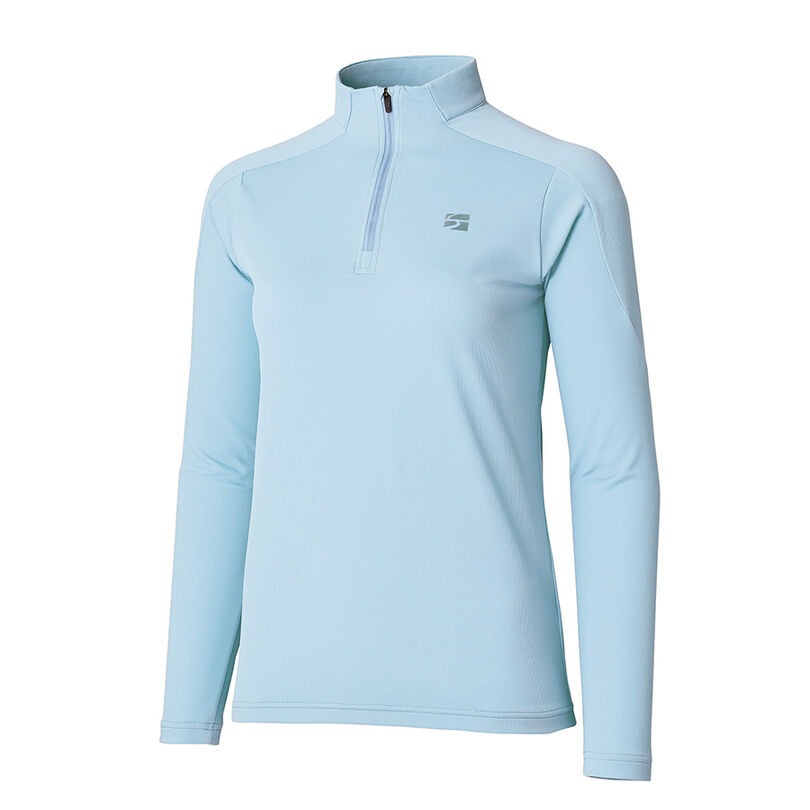 Women's Drought Tough Zip Neck,NAVY, medium image number 2