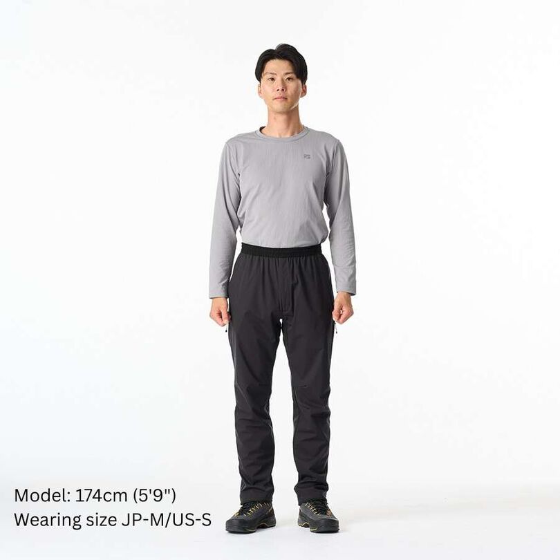 Men's Flow Wrap Pants,BLACK, medium image number 2