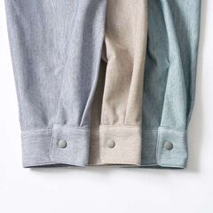 Men's Japanese Heritage Color Shirt,NAVY KIKYO, small image number 5