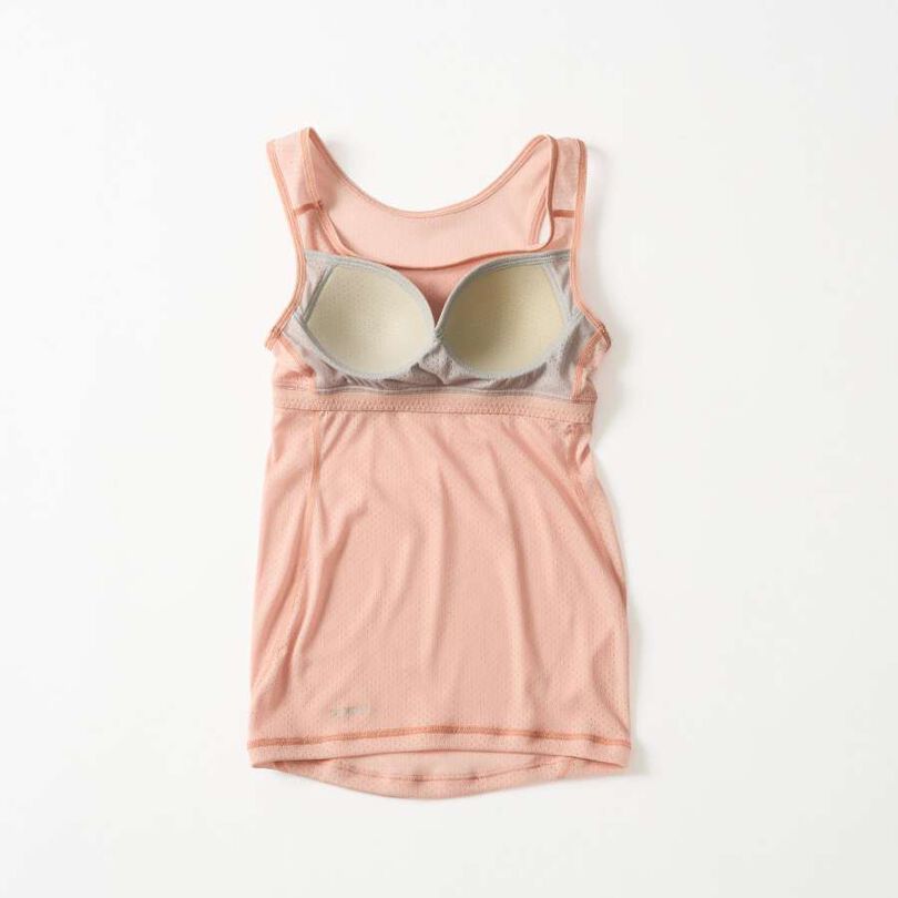 Women's Elemental Layer Bra Tank top,PALE CORAL, medium image number 7