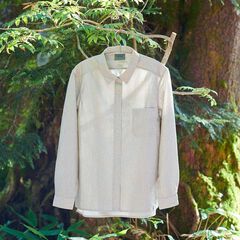 Women's Japanese Heritage Color Shirt,NAVY KIKYO, small image number 1