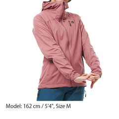 Women's Flow Wrap Hooded Jacket,BLUE GRAY, small image number 12