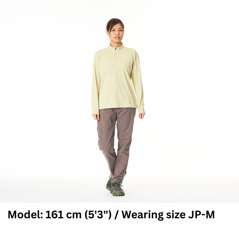 Women's Drought Shade Zip Neck,MIST GRAY, medium image number 11