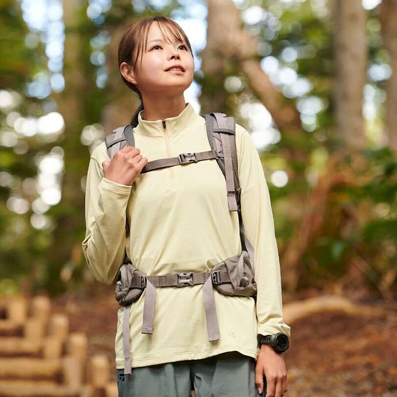 Women's Drought Shade Zip Neck,MIST GRAY, medium