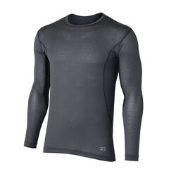 Men's Neoleaf Inner Long Sleeve,DARK GRAY, small image number 0