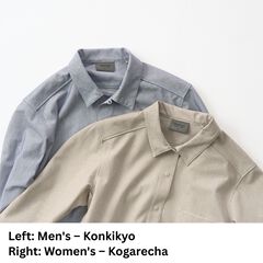 Women's Japanese Heritage Color Shirt,NAVY KIKYO, small image number 9