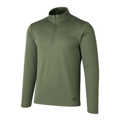Men's Drought Largo Zip Neck,GREEN HEATHER, small image number 0