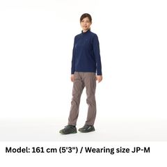 Women's Drought Quad Zip T Long Sleeve,NAVY, small image number 8