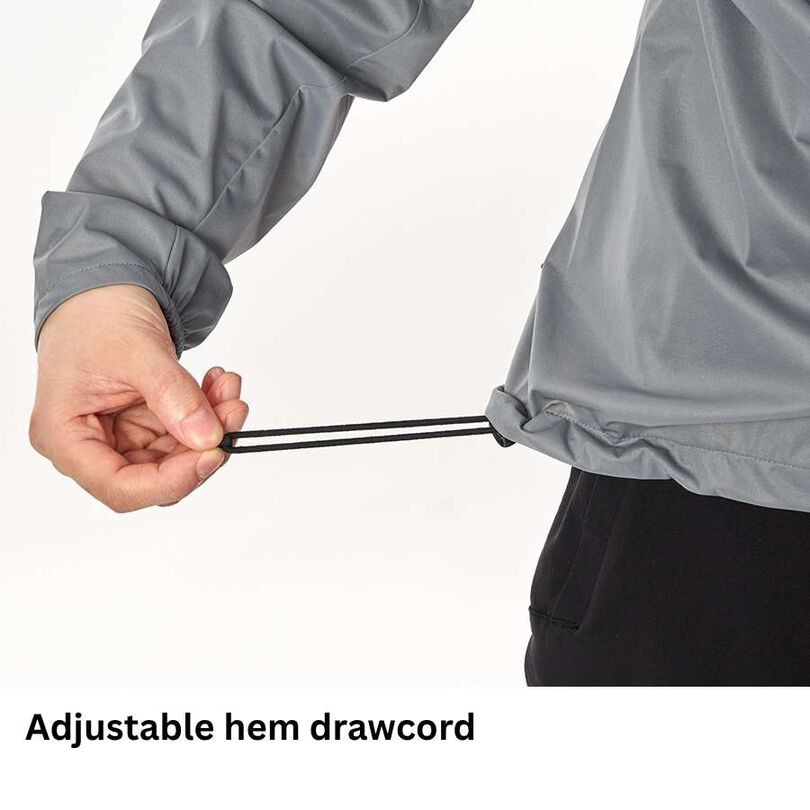 Women's Mu-Wrap Hooded Jacket,BLACK MICA, medium image number 16