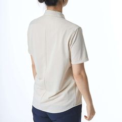 Women's Ramie Spin Knit Shirt Short Sleeve,IVORY, small image number 9