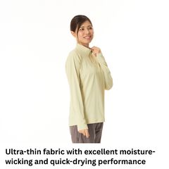 Women's Drought Shade Zip Neck,MIST GRAY, small image number 12