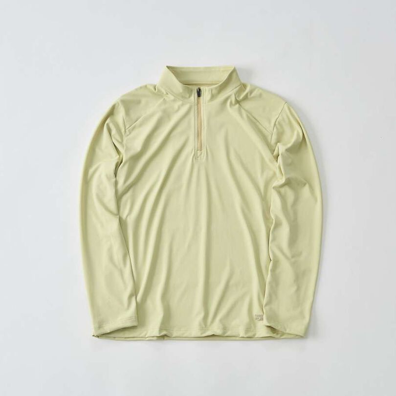 Women's Drought Shade Zip Neck,MIST GRAY, medium image number 3