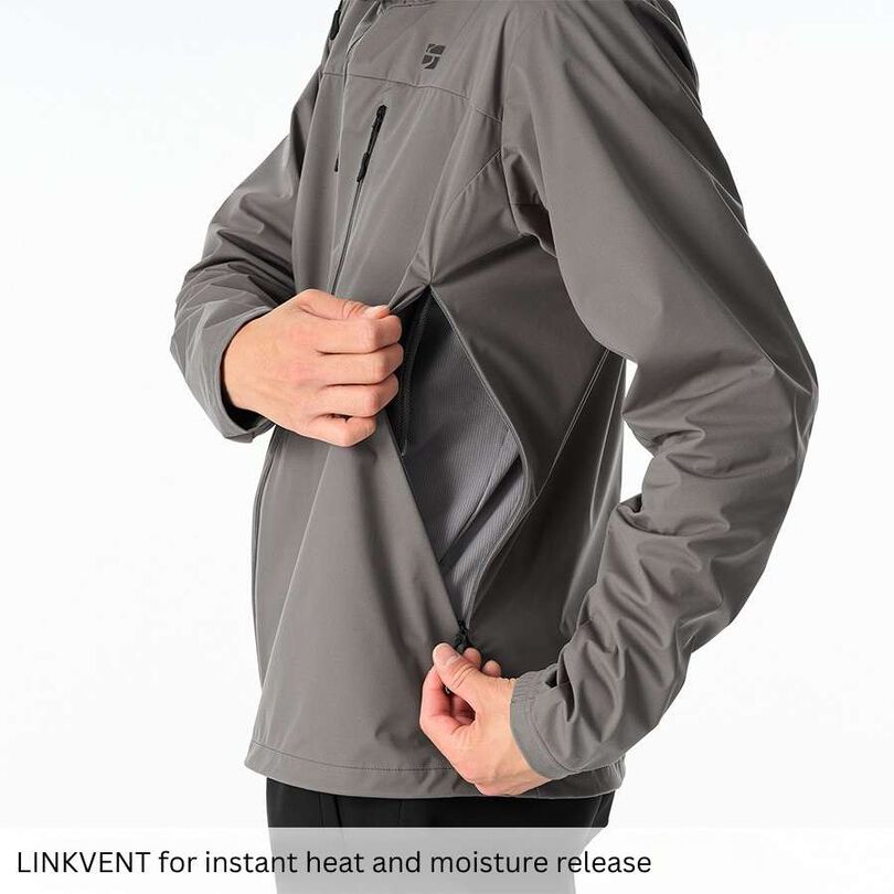 Men's Flow Wrap Hoodie,DEEP NAVY, medium image number 18