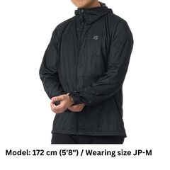 Men's Mu-Wrap Hooded Jacket,BLACK MICA, small image number 23
