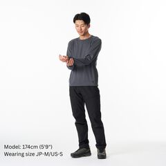 Men's Drought Largo Long Sleeve,CHARCOAL HEATHER, small image number 17