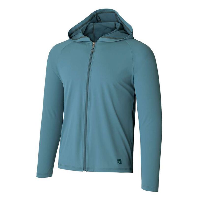 Men's Drought Shade Full Zip Hoodie,TURQUOISE GREEN, medium image number 0