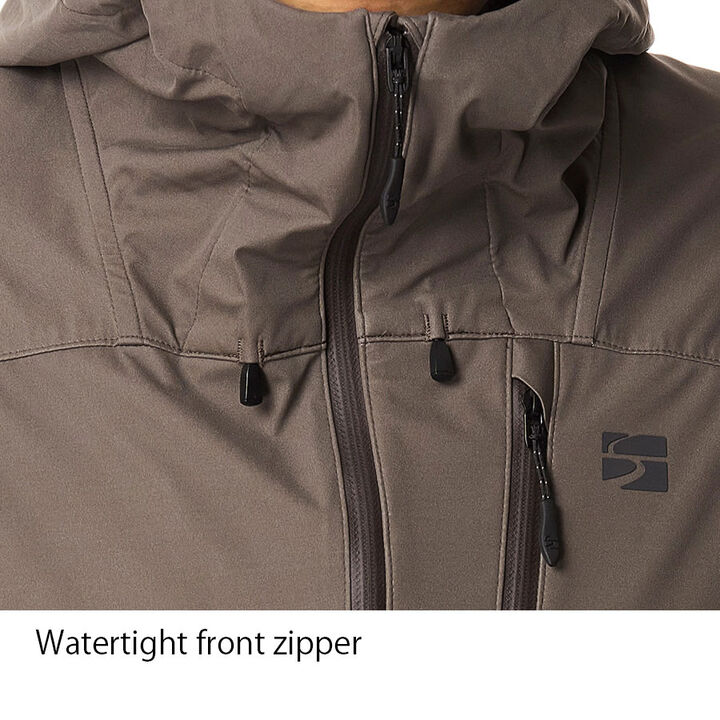 Flow Wrap Hooded Jacket BLCK M,BLACK, medium image number 10
