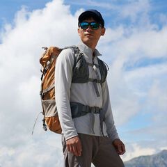 Men's Drought Shade Zip Neck,NAVY, small image number 7